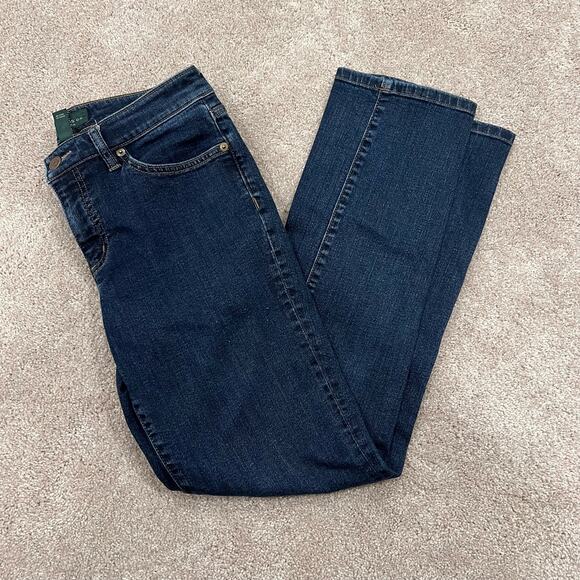 Lauren‎ Ralph Lauren Women's Stright Leg Medium Wash Denim Jean Size 4 - Picture 1 of 10